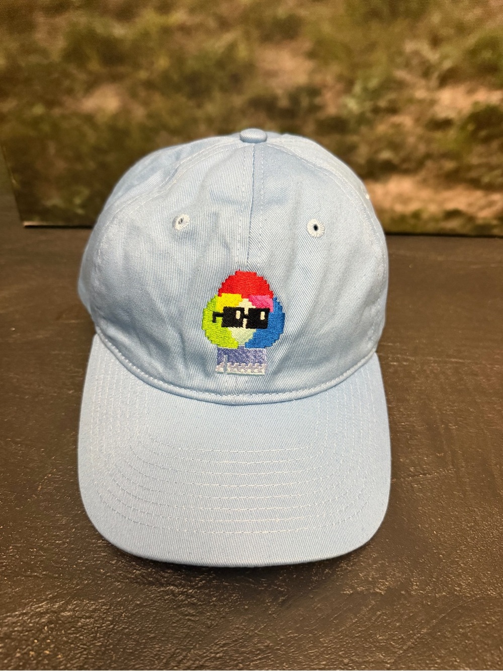 NWOT Madhappy Nouns Dad Hat in BLUE